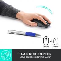 LOGITECH M190 Büyük Boy Kablosuz Siyah Mouse 910-005905  Kablosuz WİRELESS